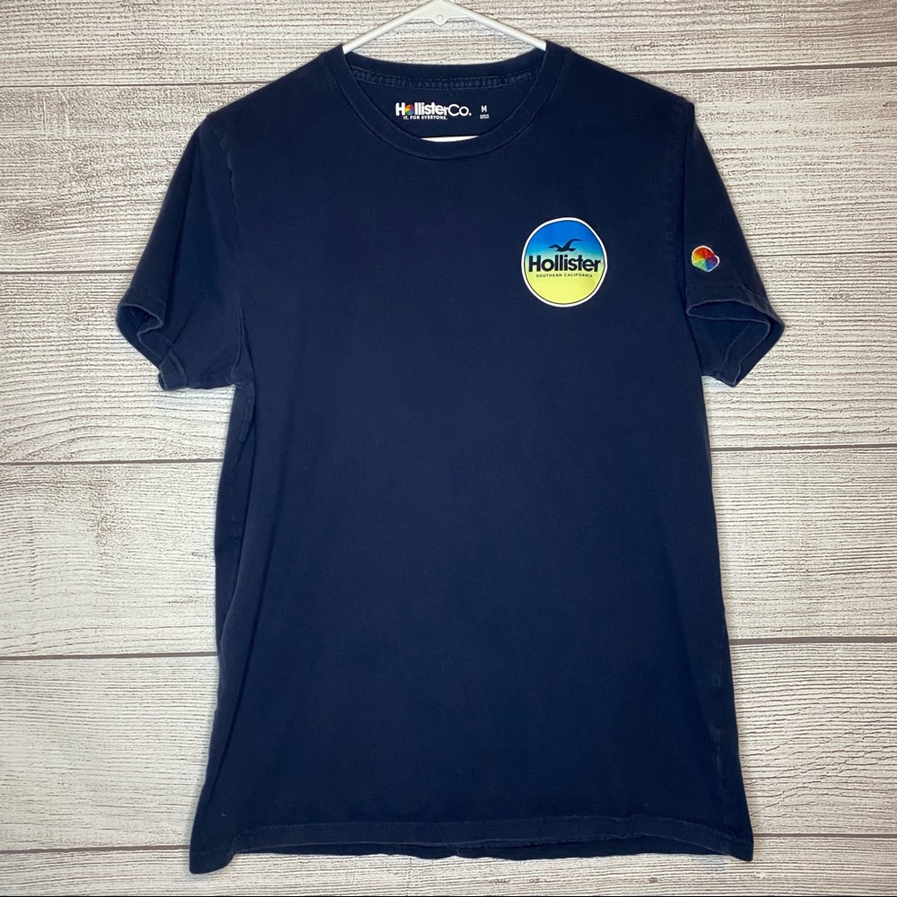 Hollister guys blue tshirt size medium short sleeve